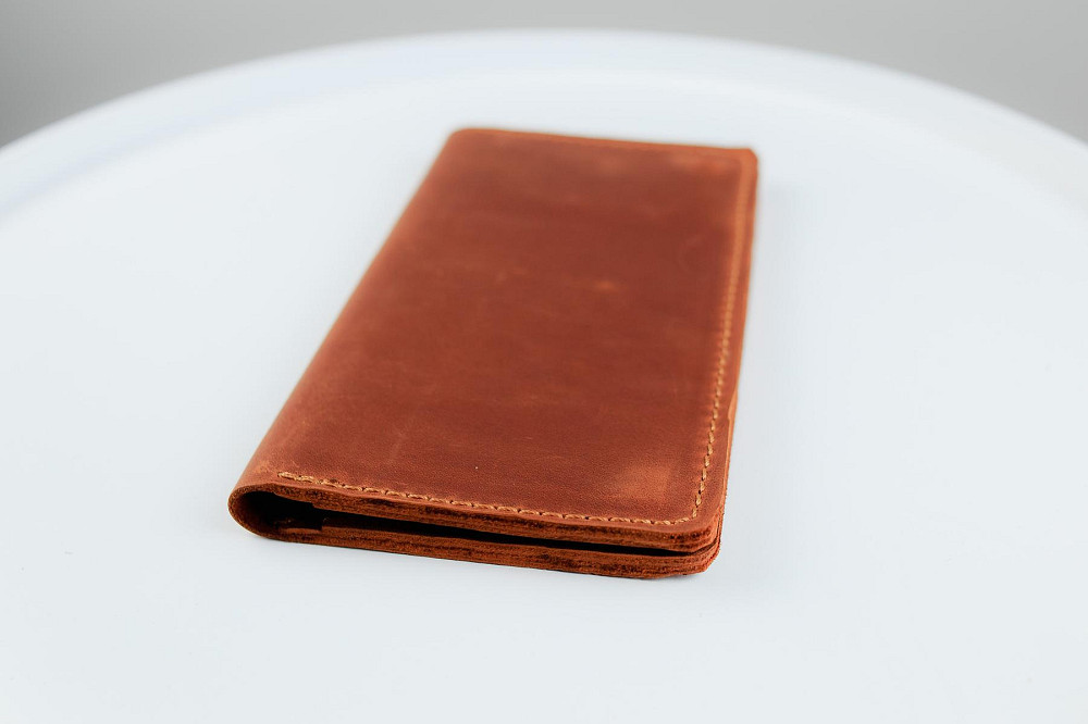 Чоловіче портмоне Skill із натуральної шкіри Crazy Horse SH107 (Світло-коричневий) Суми - фото 1