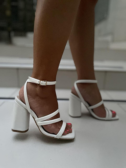 SANTINI Босоніжки жіночі SANTINI 957381-16 білі (літо, шкіра натуральна) (5153) лише 37р. Коломия - фото 7