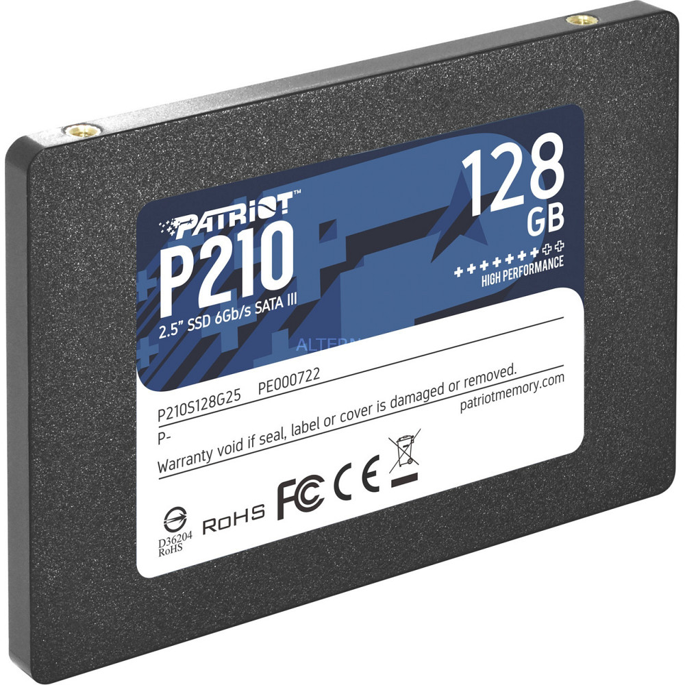 Накопичувач SSD Patriot P210 128GB 2.5" 7mm SATAIII 3D QLC Київ - фото 1