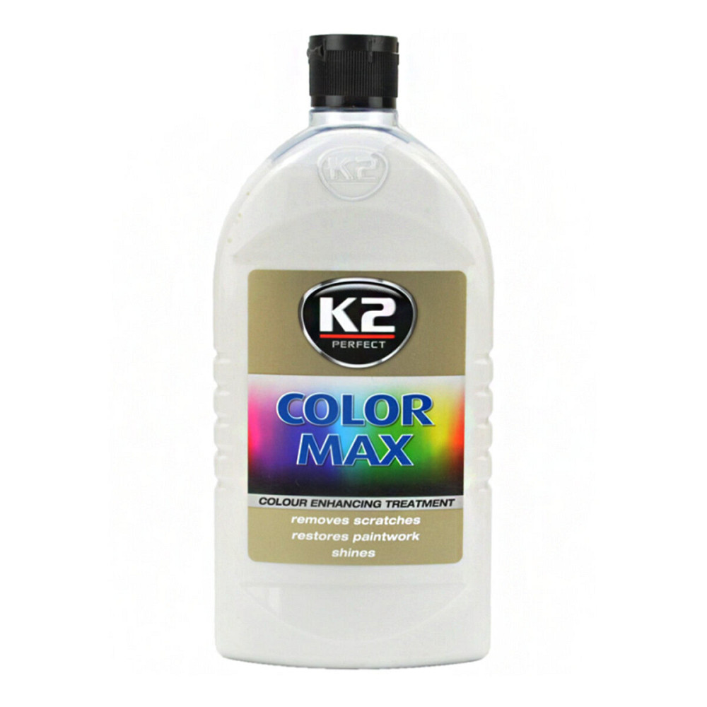 Поліроль восковий для кузова K2 Color Max білий 500мл Киев - изображение 1