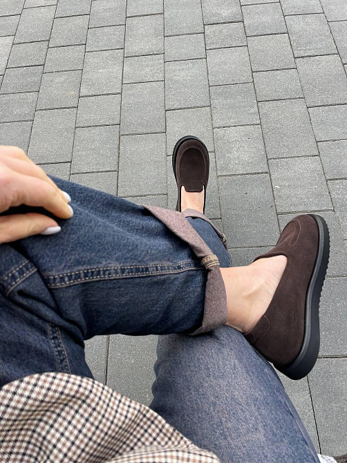 Zemira Балетки жіночі M.KRAFT T-79 коричневі (весна-осінь, замша натуральна) (5789) Коломыя - изображение 7