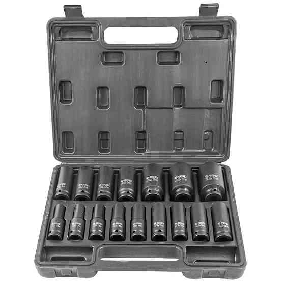 Набір головок ударних глибоких 16пр. 1/2" (10-32 мм) Forsage F-4169-5MPB Одеса