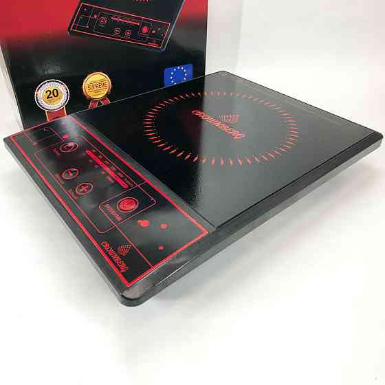 Плита на стол электрическая Crownberg CB-1322, Плита настольная эмалированная, Электро электроплиты CL-62 Львов