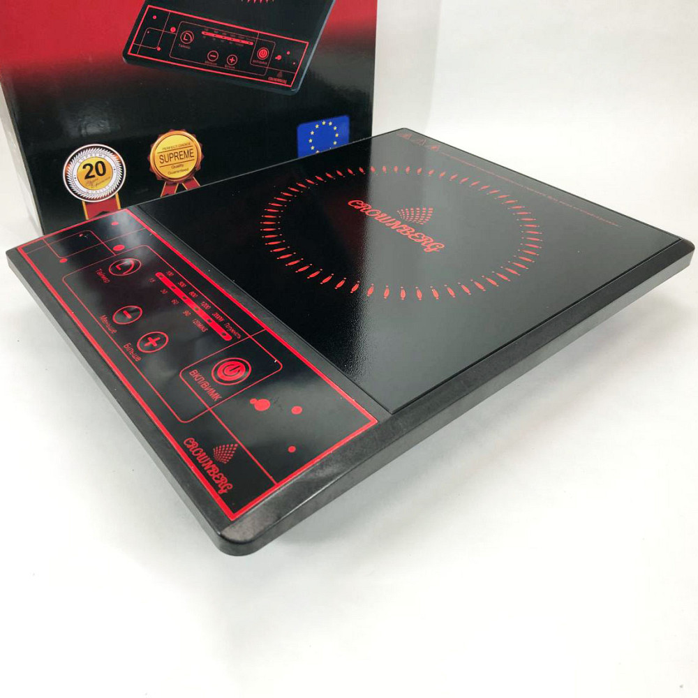 Плита на стол электрическая Crownberg CB-1322, Плита настольная эмалированная, Электро электроплиты CL-62 Львов - изображение 6