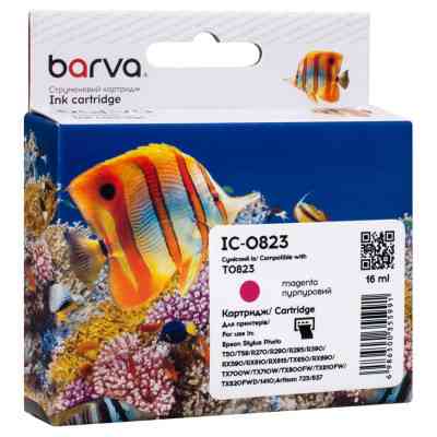 Картридж Barva Epson T0813/T0823 XL (C13T11134A10/C13T11234A10) 460ст, magenta (IC-0823) Винница