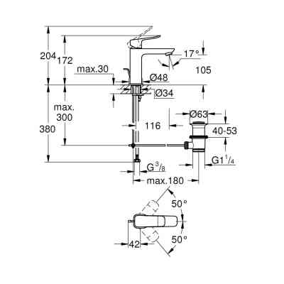 Змішувач Grohe QuickFix 1018320000 Вінниця