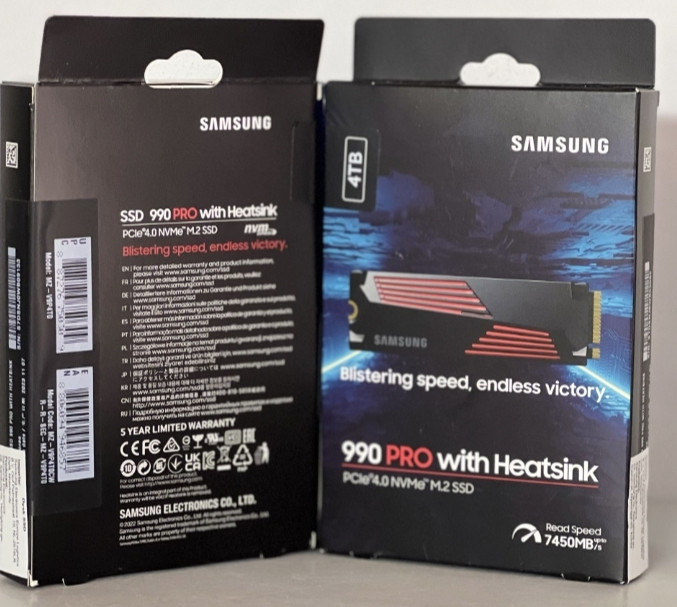 SSD Накопитель: Samsung 990 PRO With Heatsink 4TB (MZ-V9P4TOCW ) Киев - изображение 2