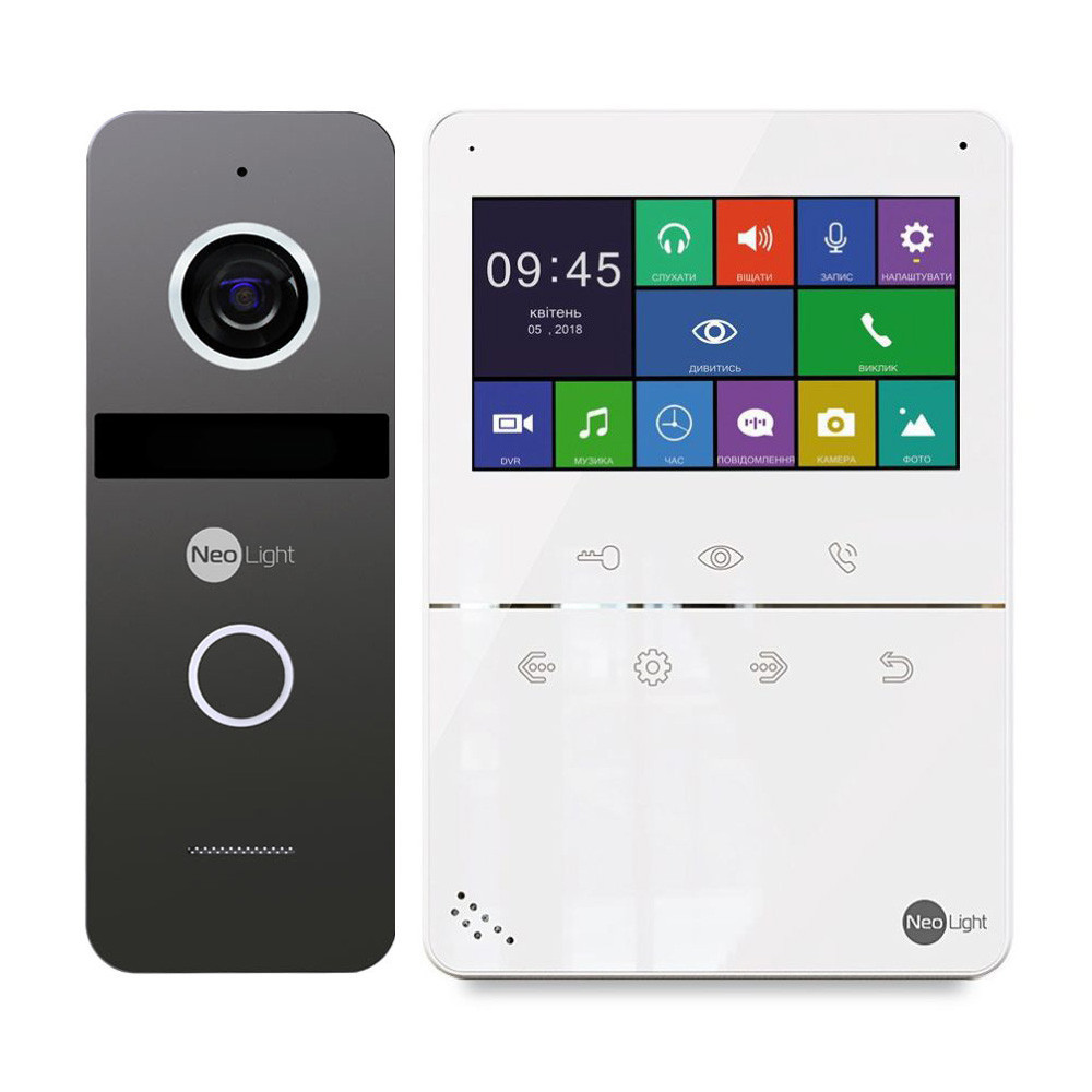 Комплект видеодомофона NeoLight TETTA+ и панель вызова SOLO Graphite Киев - изображение 7
