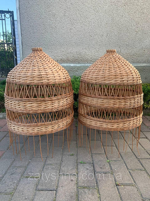 Светильник из лозы  подвесной плетеный Киев - изображение 5