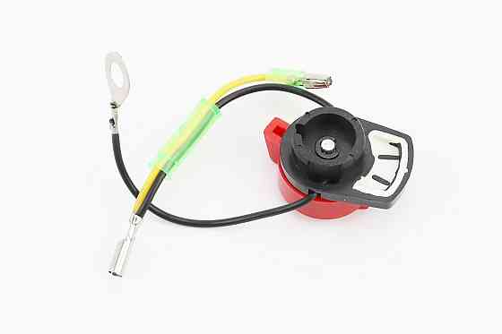 Кнопка зупинки двигуна з проводом 168F/170F/173F/177F/182F/188F/190F Тип 7 (можливий незначний наліт) Киев