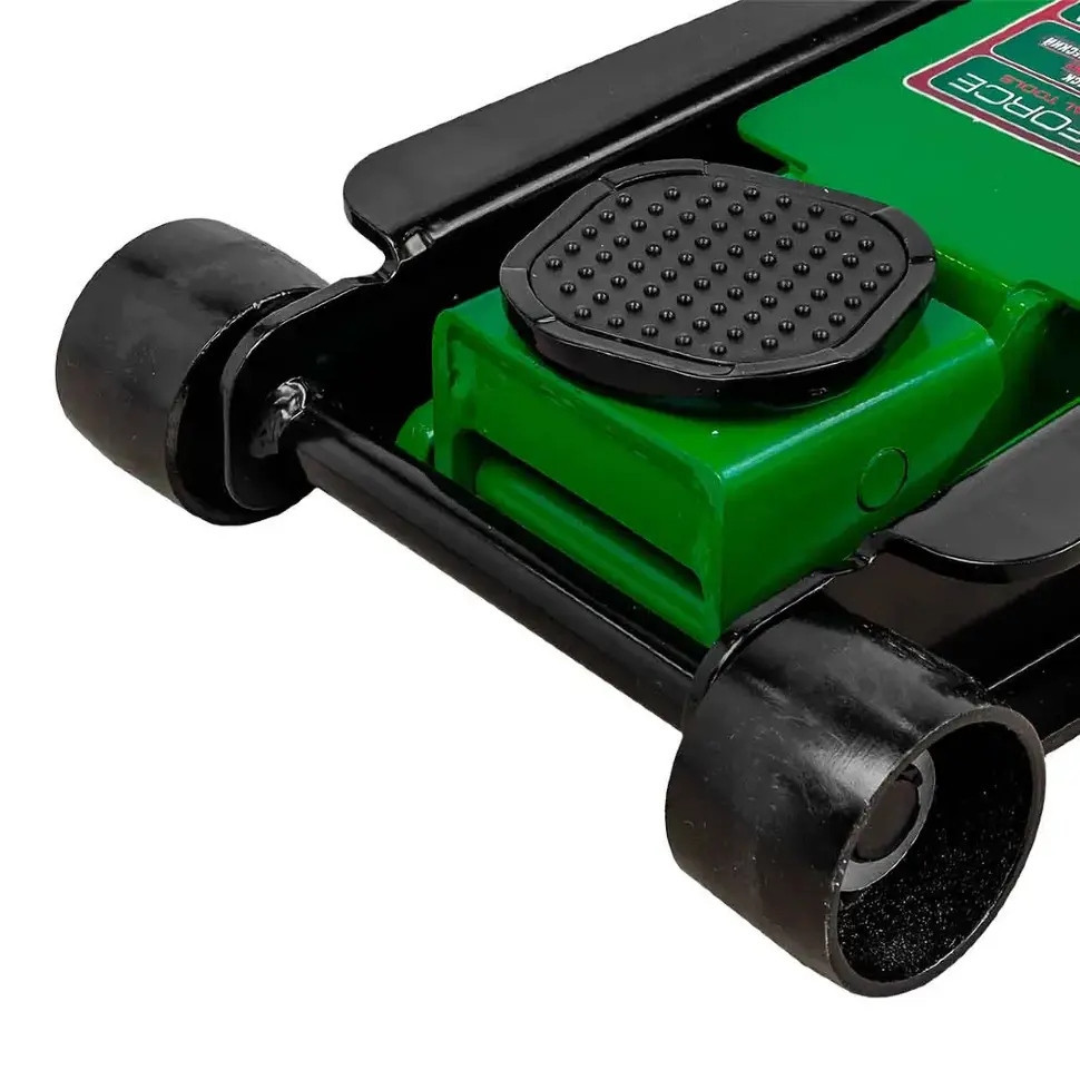 Домкрат подкатной 5т (95-560мм) низкопрофильный двухпоршневой с резиновой накладкой ROCKFORCE RF-TR50001 MST Одесса - изображение 3