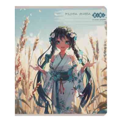 Тетрадь ZiBi предметная ANIME 48 листов линия, украинский язык (ZB.1704-14) Винница