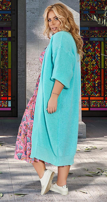 Кардиган  крупной вязки большой размер (42-48) Киев - изображение 4