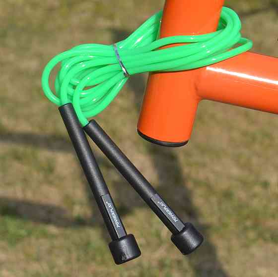 Скакалка PowerPlay 4201 Basic Jump Rope Зелена (2,8m.) Кам'янське