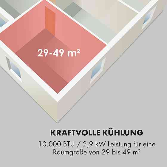 Новый мобильный кондиционер Breeze ECO 10 000 BTU / 2,9 кВт EEK A+ (Германия, читать описание) Ровно