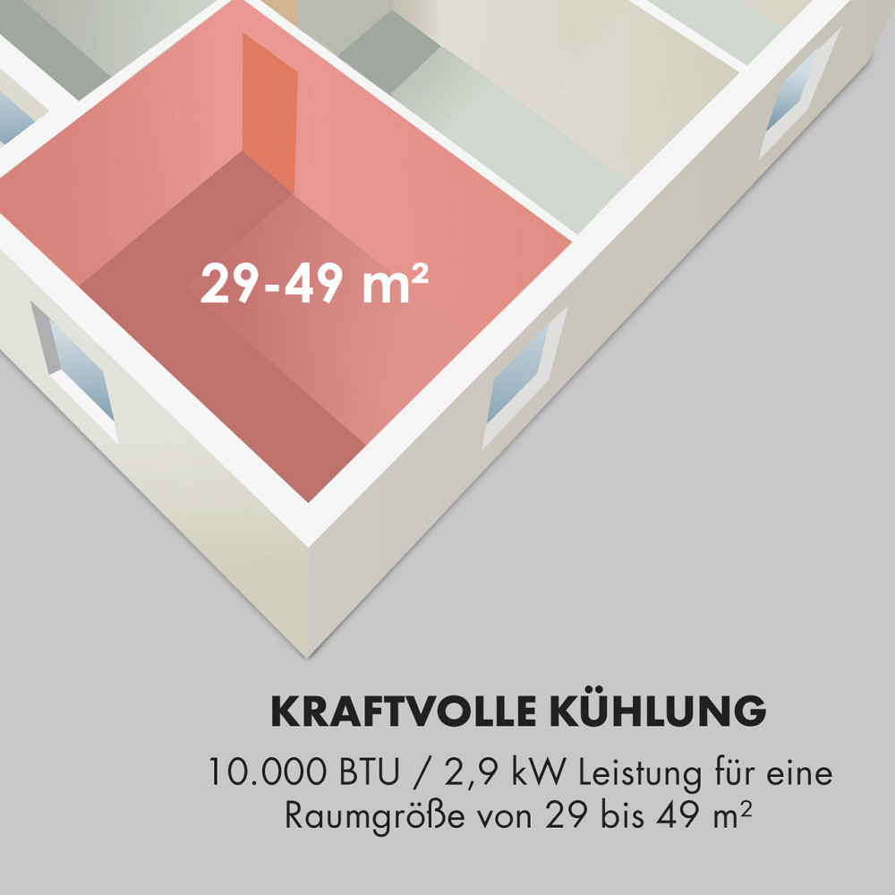 Новый мобильный кондиционер Breeze ECO 10 000 BTU / 2,9 кВт EEK A+ (Германия, читать описание) Ровно - изображение 4