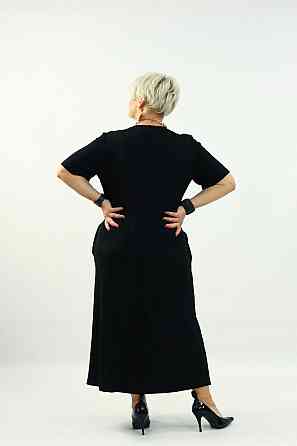 Женское длинное базовое платье батал турецкая вискоза 54/58 Одесса