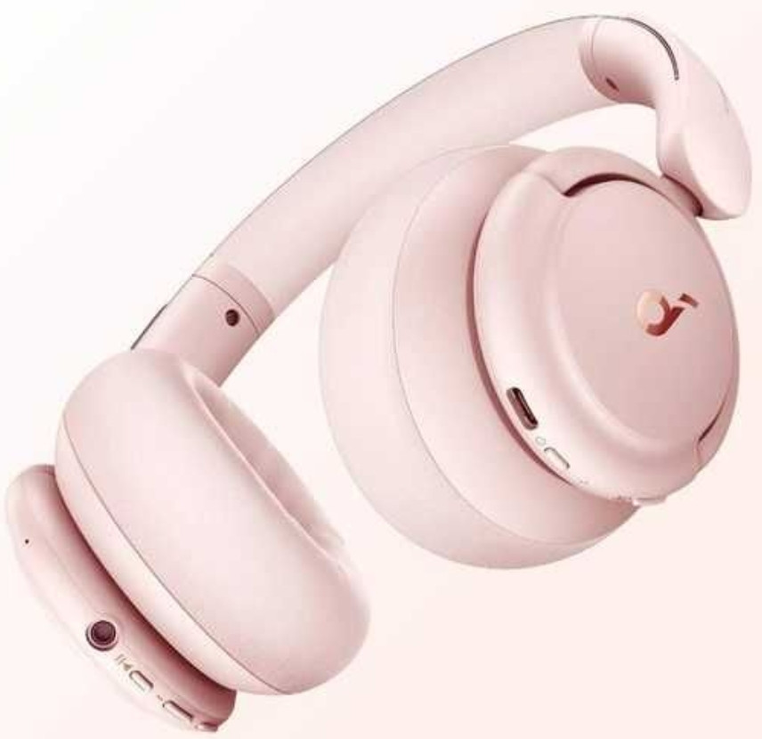 Наушники: Anker SoundCore Life Q30 Black Pink. Харьков - изображение 6