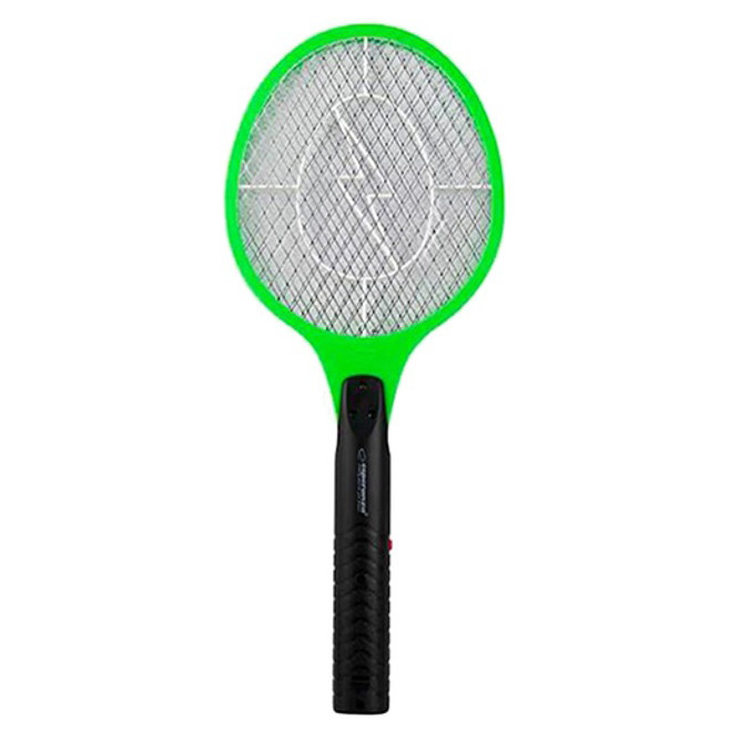 Мухобойка электрическая от насекомых, Аккумуляторный уничтожитель комаров, мошек, мух. Цвет: зеленый AF-25 Львов - изображение 6