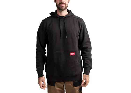 Толстовка WHMW MILWAUKEE, з капюшоном, чорна, розмір M Одесса