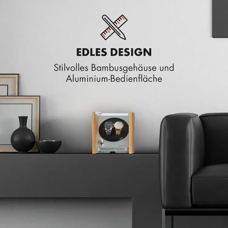 Шкатулка виндер ротатор ротомат для подзавода часов Klarstein Hanoi 2 из Германии Днепр - изображение 9