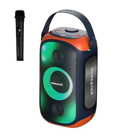 Портативна Bluetooth колонка Hopestar Party 300 з RGB підсвіткою, TWS, AUX, USB, мікрофон Одеса