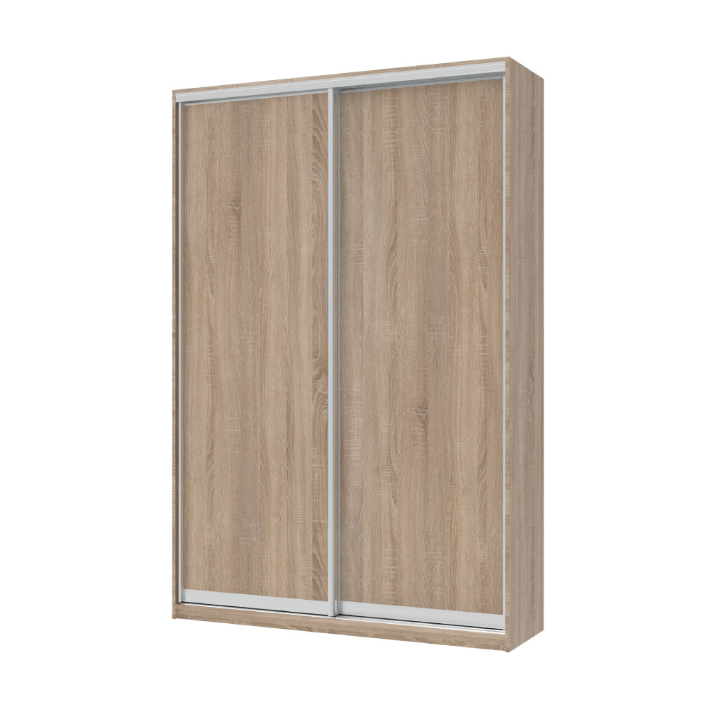 Шкаф-купе двухдверный Doros Сити Лайт 150х45х225 см Дуб сонома (DRS-011092) Львов - изображение 1