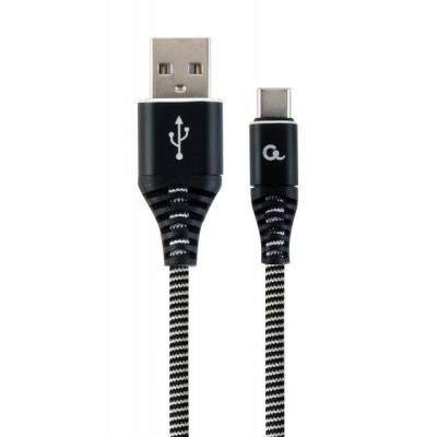 Дата кабель USB 2.0 AM to Type-C 2.0m Cablexpert (CC-USB2B-AMCM-2M-BW) Вінниця - фото 1