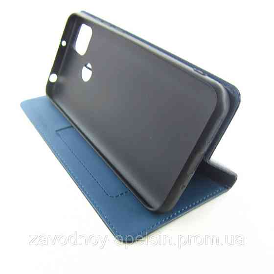 Чохол книжка Xiaomi Redmi 9C 10A Шкіряний (синій) Одеса