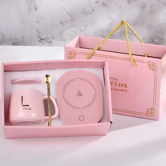 Big Зеленая Чашка на підставці з підігрівом Stenson L 400мл Київ