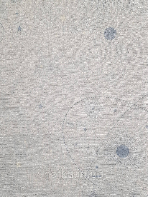 Обои винил на флизелине AS Creation Mia and Paul 0.53х10 детские небо звезды планеты созвездия голубые белые Киев - изображение 2