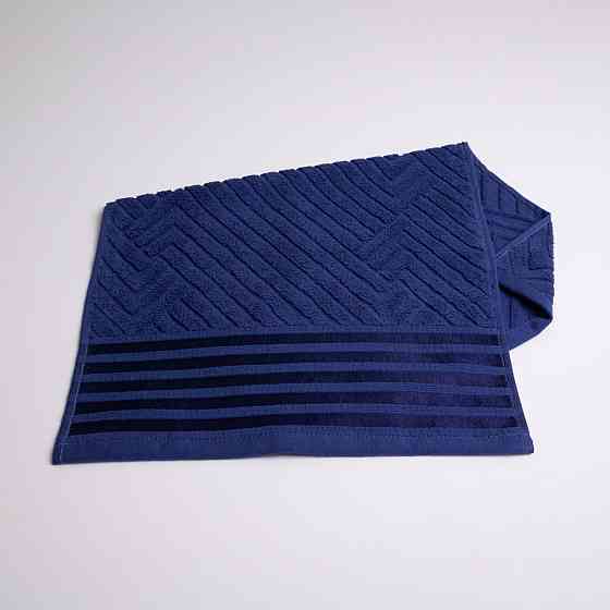 Полотенце махровое среднее SOFT GM Textile 50х90см 500г/м2 (Темно-синий) Сумы