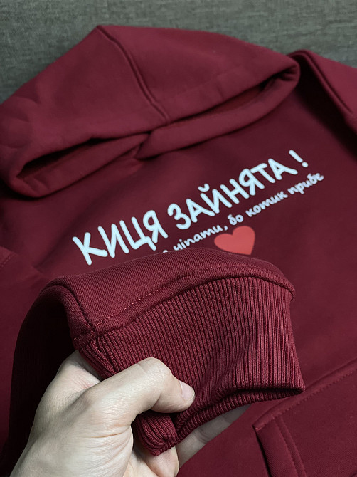 Костюм бордовий - "Киця зайнята! Руками не чіпати, бо котик приб'є" Чернівці - фото 5