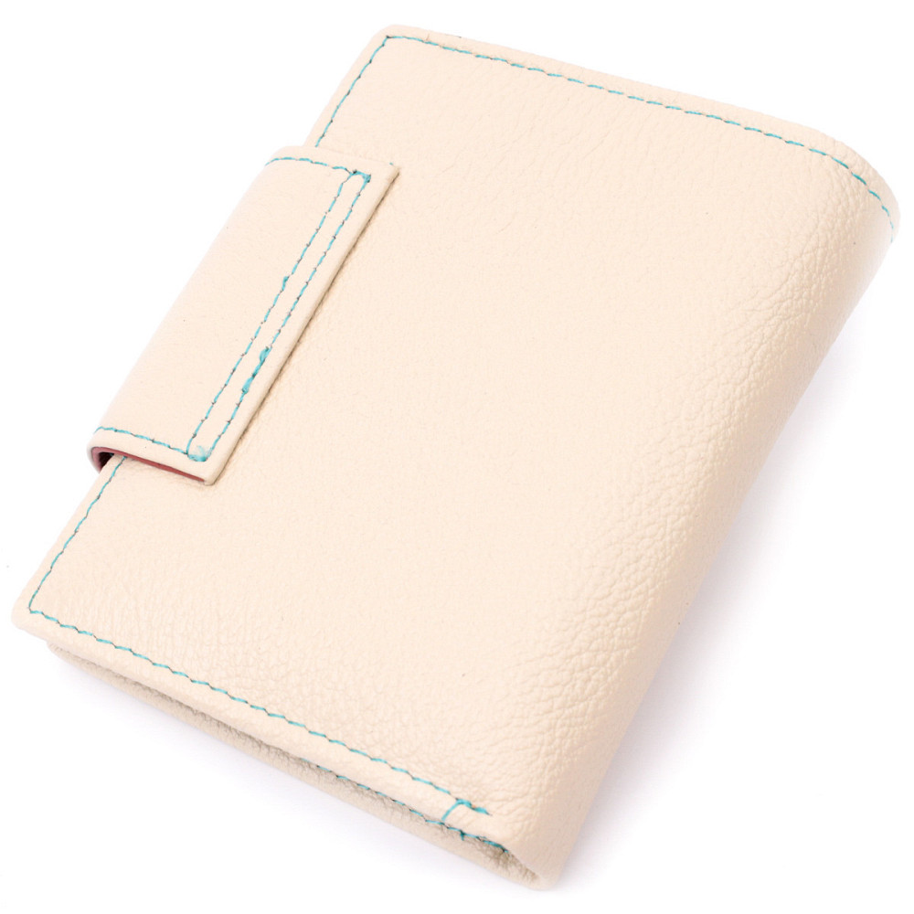 Оригинальное портмоне для женщин из натуральной кожи ST Leather 19451 Белый Киев - изображение 10