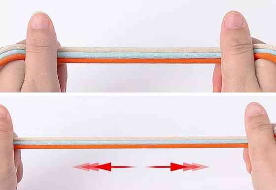 Шнурки эластичные без завязок с пластиковыми фиксаторами Смела