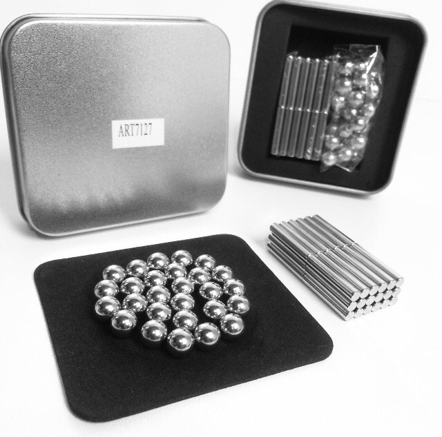 Магнітний конструктор Neo 36 шт. магнітні палички та 28 шт. сталеві кульки ART 7127 (50 шт./ящ) Одеса - фото 2