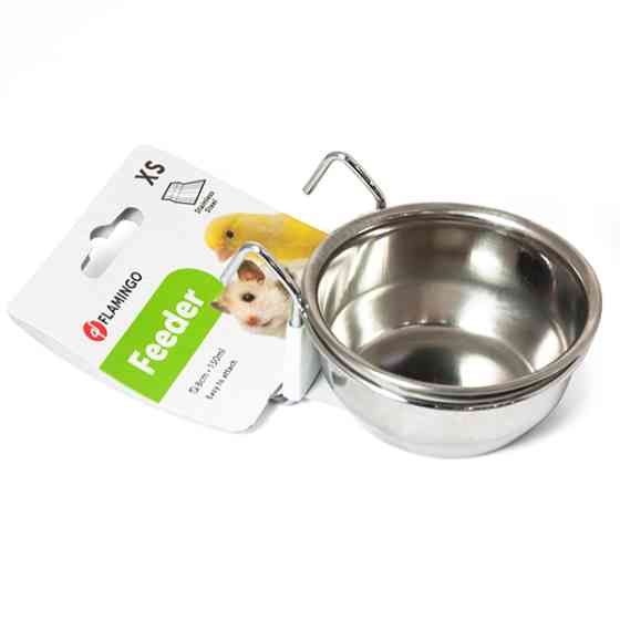 Flamingo Feeder With Hook ФЛАМІНГО годівниця для мишей, хом’яків, дегу, шиншил, невеликих птахів, навісна з гачками Київ