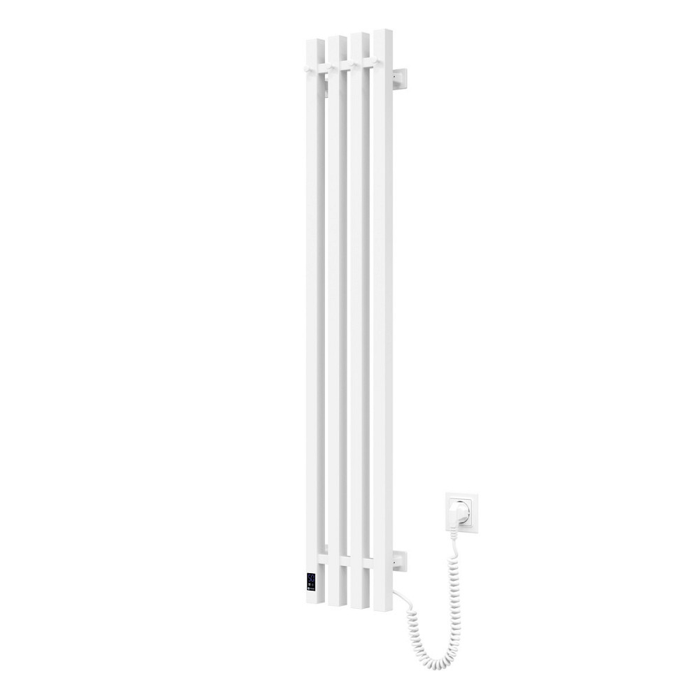 Полотенцесушитель электрический Navin Levante 210х1200 Sensor правый, белый бархат Киев - изображение 3