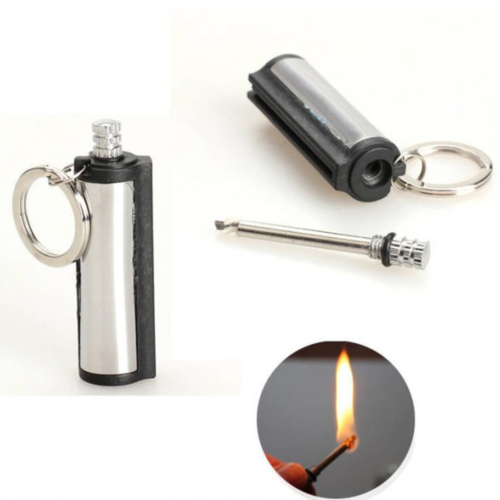 Вечная спичка бензиновая Make Fire / Многоразовое средство для разжигания огня / Бесконечная спичка брелок Киев - изображение 6