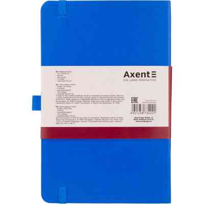 Книга записна Axent Partner, 125x195 мм, 96 аркушів, клітинка, блакитна (8201-07-A) Вінниця