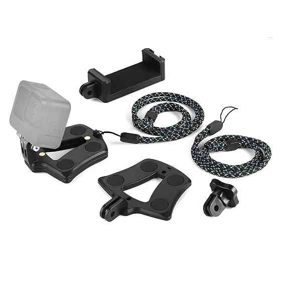 Магнітне кріплення для екшн-камери телефону на шию під одяг AC Prof HQS-MG356 Київ