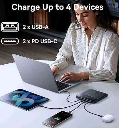 Павербанк Baseus 100W 20000mAh с дисплеем Киев
