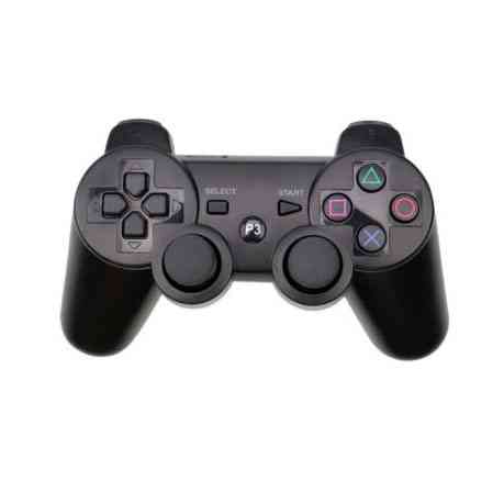 Игровой беспроводной геймпад Doubleshock PS3/PC аккумуляторный джойстик с функцией вибрации. Цвет: черный XZ-69 Львов