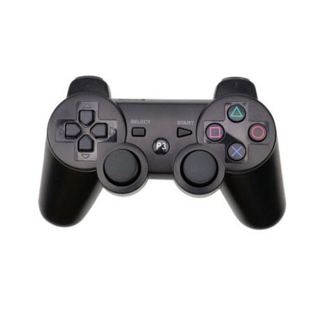 Игровой беспроводной геймпад Doubleshock PS3/PC аккумуляторный джойстик с функцией вибрации. Цвет: черный XZ-69 Львов - изображение 2