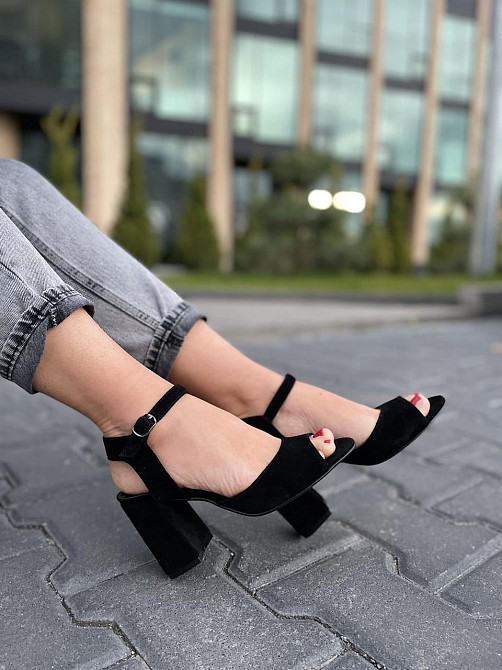 Nivelle Босоніжки жіночі NIVELLE 1897/9510-9544 чорні (літо, замша натуральна) (3709) Коломия - фото 5