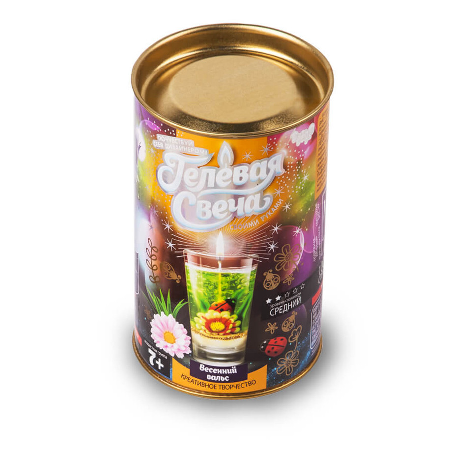 Гелева свічка своїми руками GS-01 в тубусі  Весняний вальс Вінниця - фото 1