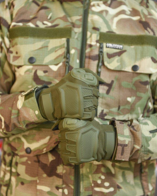 Рукавиці тактичні M-Pact олива ВТ6343 Одесса - изображение 3