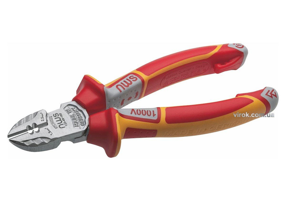 Бокорізи електрика ізольовані NWS : L= 160 мм з функцією зняття ізоляції. VDE до 1000V Одеса - фото 1