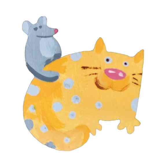 Набір дитячої творчості Розпис по дереву "Магніти-веселі коти" РД-011 Вінниця