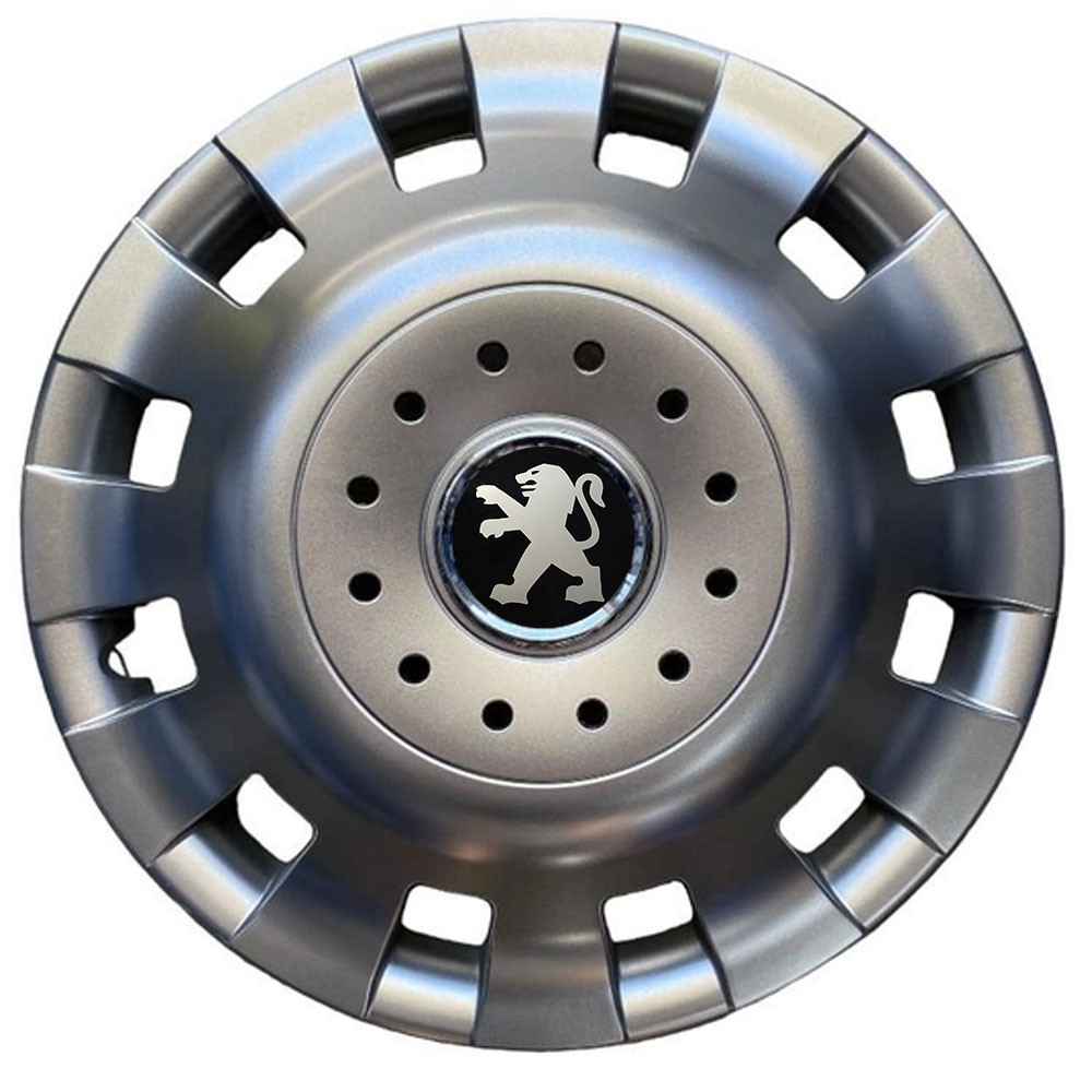 Автомобильные модельные колпаки R16 Peugeot 414 4шт, SJS, серебряные Киев - изображение 1